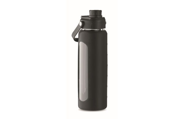 KEILA Trinkflasche Glas 750 ml - schwarz