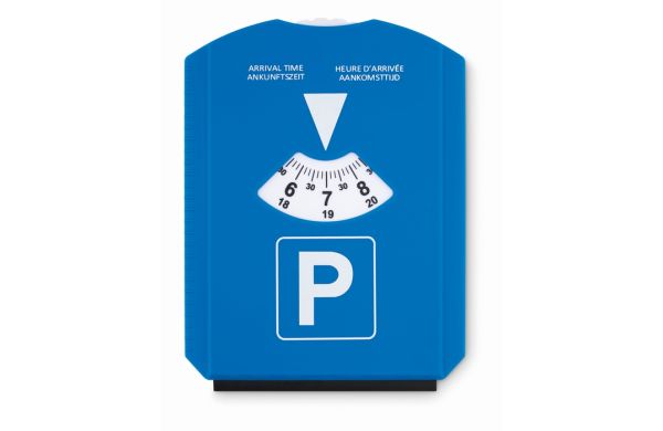 PARK &  SCRAP Parkscheibe mit Eiskratzer - blau