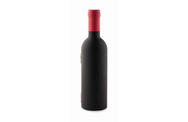SETTIE Wein-Set Flasche - schwarz