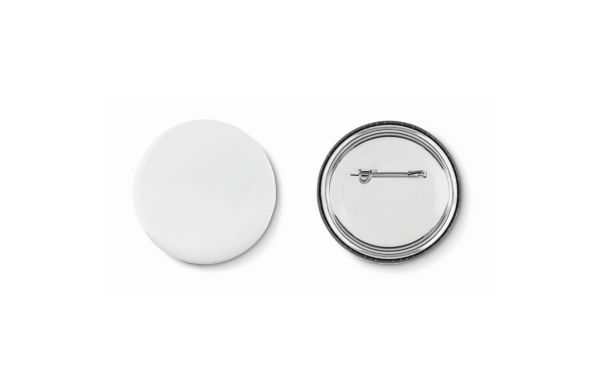 PIN Badge Anstecknadel - silber matt