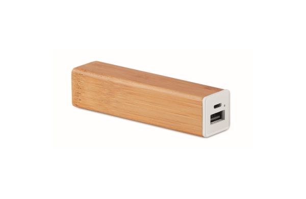 POWERBAM Powerbank 2200 mAh Bambus - holzfarben