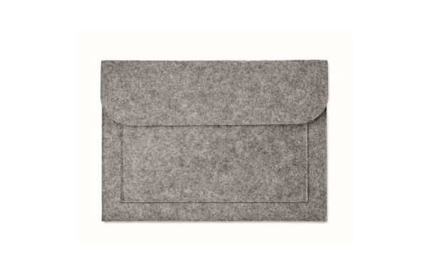 POUCHLO Filz-Dokumententasche - grau