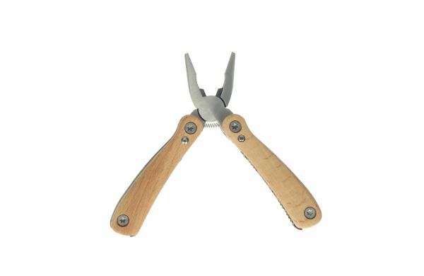Multitool "Wood", klein, beige
