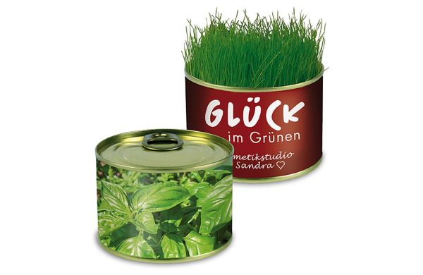 Natur-Konserve mit Samen