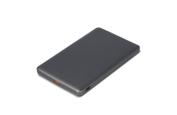 Nexus Wireless Powerbank Kompatibel mit MagSafe R-ABS 5000mAh, schwarz/gun metal - dard