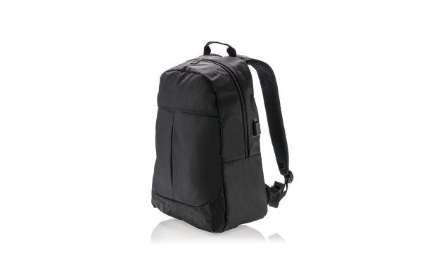 Power USB Laptop-Rucksack/schwarz