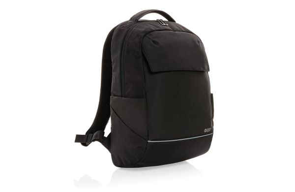 Swiss Peak Brooke AWARE™ 15,6" Laptop-Rucksack aus rPET/schwarz
