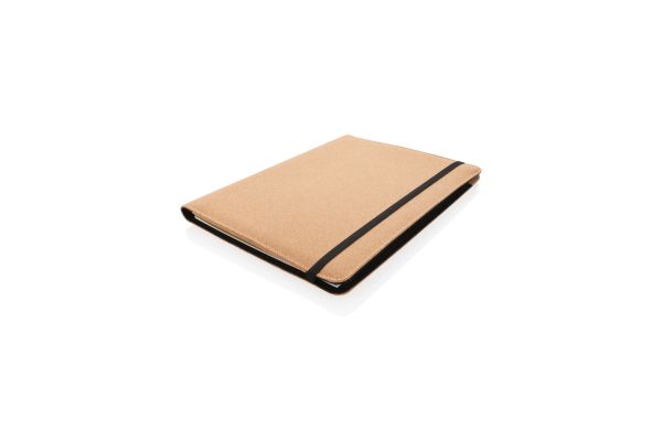 Deluxe Kork Portfolio A4 mit Stift/braun
