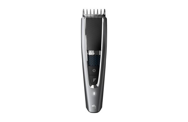 Philips Haarschneidemaschine mit waschbarem Kabel und Zubehör, gun metal - dark