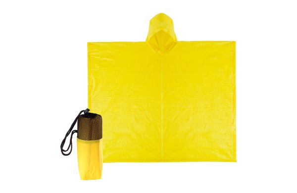 Poncho Drizzle, gelb, Einheitsgröße