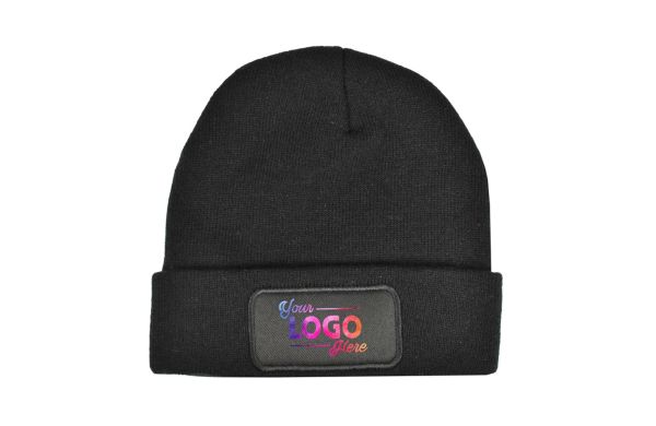 Promo RPET Kinder Strickmütze mit RPET label