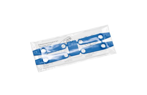 Reifenkennzeichnungsset in Einzelverpackung_ blau