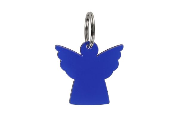 Schlüsselanhänger "Engel", blau