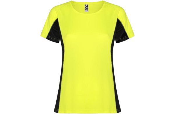 Shanghai Sport T-Shirt für Damen, neongelb, S