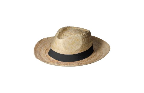 Strohhut "Austin", natur/schwarz