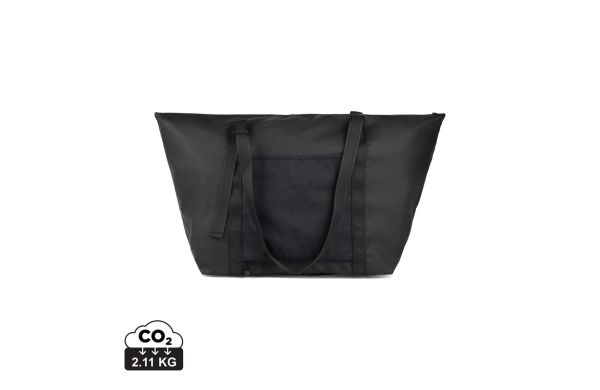 VINGA Livorno Wochenendtasche aus GRS recyceltem Polyester, schwarz