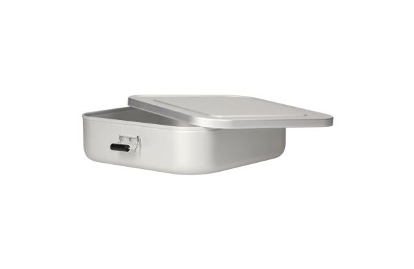 Vorratsdose "Quadrado", large, silber