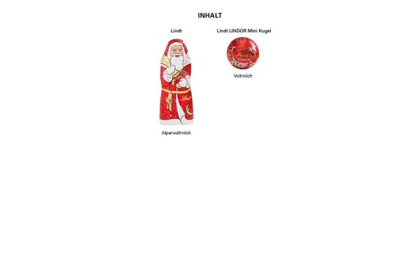 Weihnachtsdose mit Lindt-Mischung