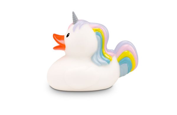 Werbeente Emmi Einhorn