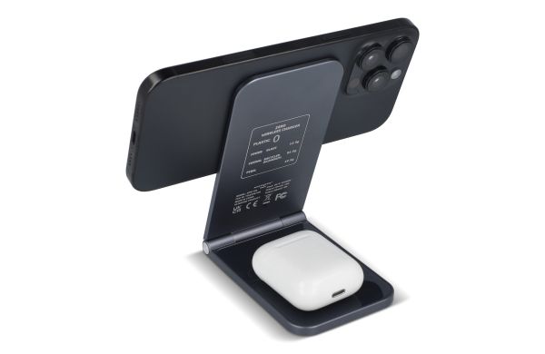 Xoopar Zero 2 in 1 Drahtloses Ladegerät Kompatibel mit MagSafe