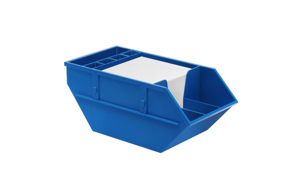 Zettelbox Container_ blau