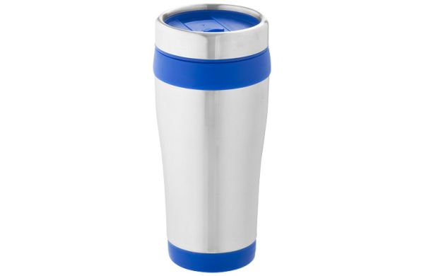 Elwood 410 ml Isolierbecher - silber, blau 