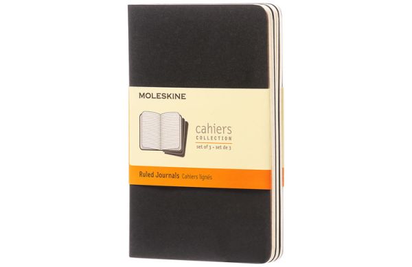Moleskine Cahier Journal Taschenformat – liniert - schwarz 