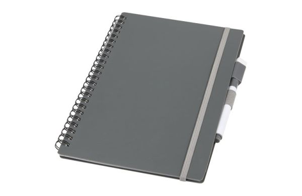 Pebbles A5 Notizbuch, wiederverwendbar - grau 