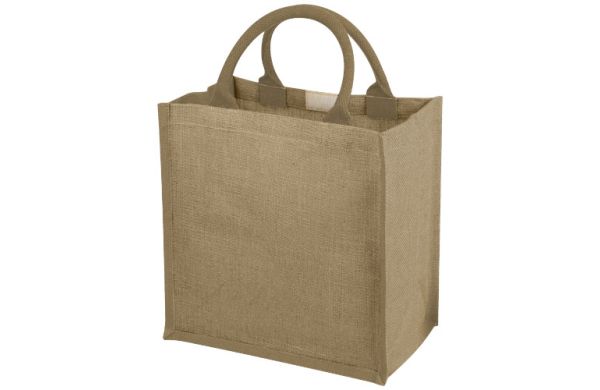Chennai Jute Tragetasche 16L - natur 