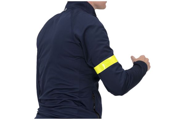RFX™ Lynne 34 cm reflektierendes Sicherheits-Schnapparmband - neongelb 