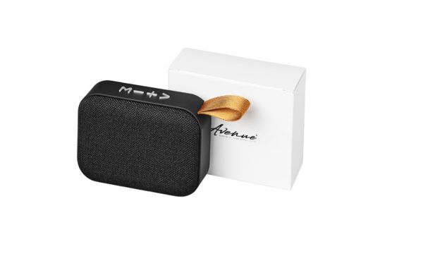Fashion Stoff Bluetooth®-Lautsprecher - schwarz 