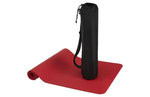 Virabha Yogamatte aus recyceltem TPE - rot 