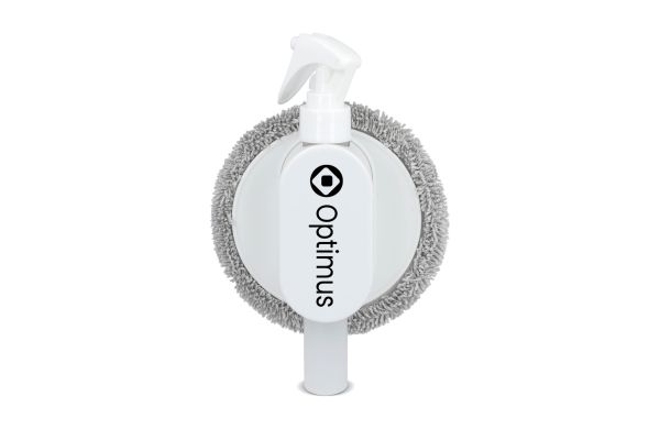 2-in-1-Spray und Reinigungstuch, weiss