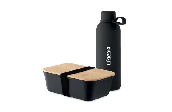 2-teiliges Lunch-Set - schwarz