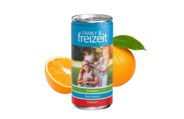200 ml Bio Orangensaft (Dose) - Fullbody
