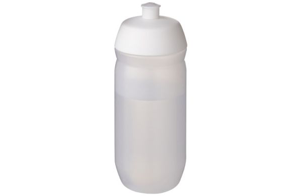 HydroFlex™ Clear 500 ml Squeezy Sportflasche - weiss, klar mattiert 