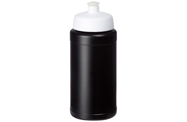 Baseline Recycelte Sportflasche, 500 ml - weiss 