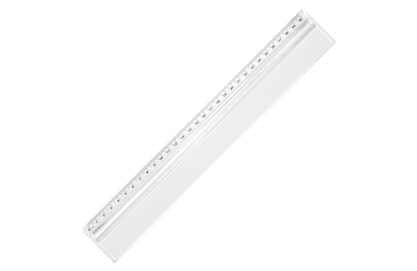 30 cm Lineal mit Zeilenlupe