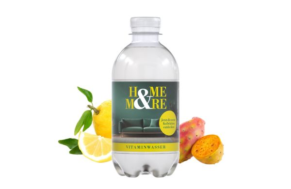 330 ml Vitaminwasser "Zitrone-Kaktus" - Eco Label