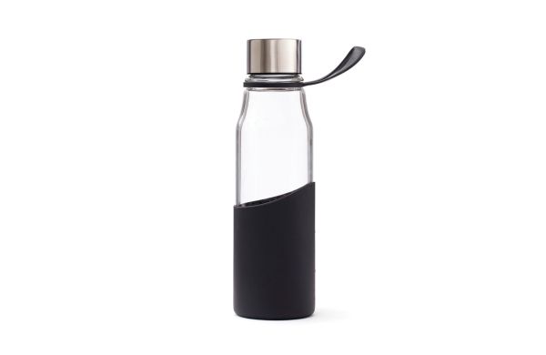 VINGA Lean Glasflasche/schwarz