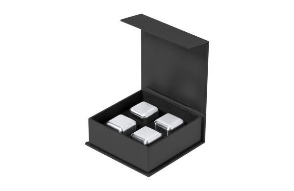 Arran Eiswürfel-Set, silber