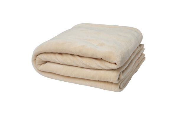 Ashen GRS-recycelte Sherpa Decke, oatmeal