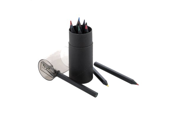 Buntstifteset Nellery 12, schwarz