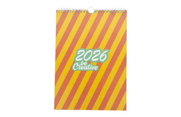 CreaDate Wall A4 Individueller Wandkalender, weiss