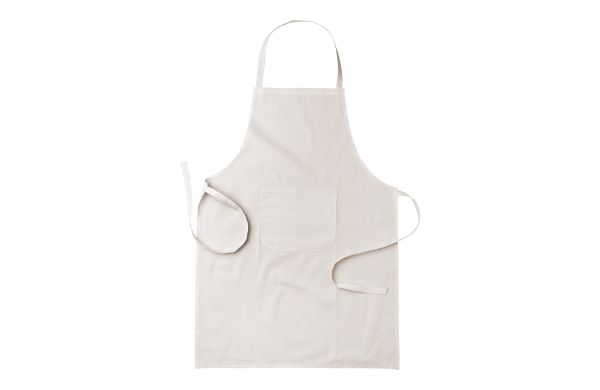 Crudo Baumwoll-Schürze, beige
