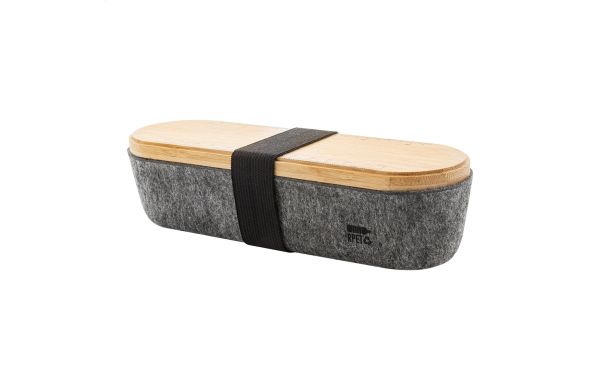 Decora RPET Stifteetui, grau/natur