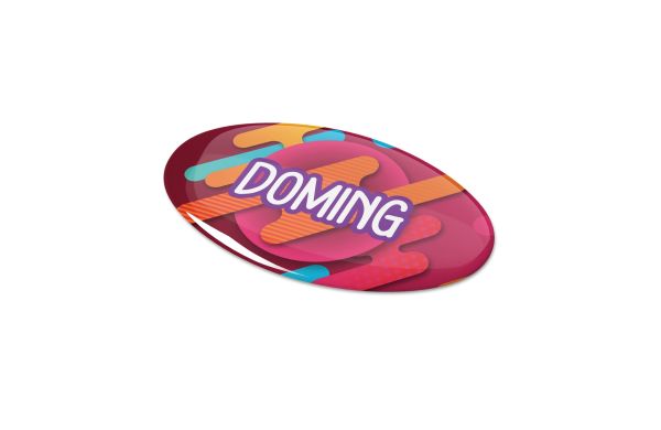 Doming Oval 20x10 mm, weiss