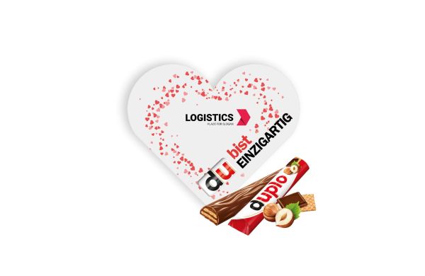 duplo Werbekarte Herz