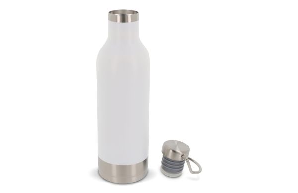 Edelstahl-Isolierflasche 400ml, weiss