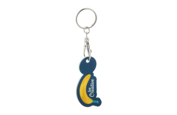 Einkaufswagen-Chip/Schlüsselanhänger ColoShop Creative, weiss